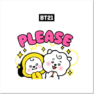 bt21 bts exclusive design 121 Posters and Art